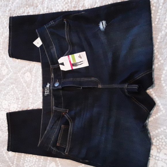 Time and Tru Denim - Time and True Womans 18Petite distressed skinny jeans
